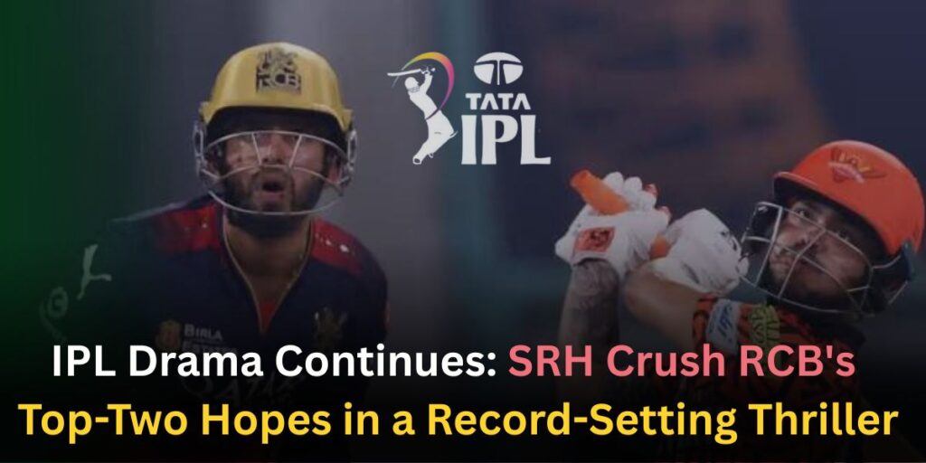 SRH Crush RCB's